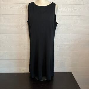 Ann Taylor black sleeveless fit & flare dress Size 14